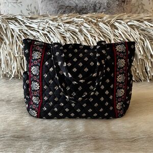 Vera Bradley Black and Red Tote Bag
